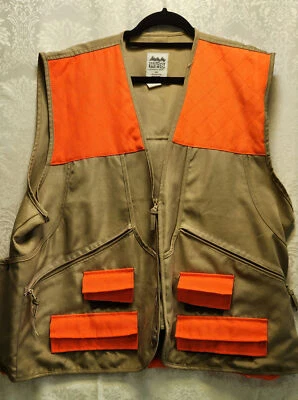 WFS Orange and Tan Safety Hunting Vest Size 2XL - Image 1 of 4