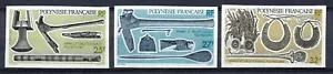 POLINESIA FRANCESE 1987 - STRUMENTI E ARMI - SET IMPERFORATO MNH HK632J - Foto 1 di 1
