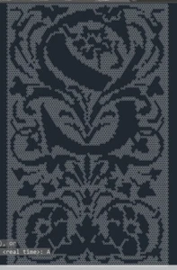 2 DXF Feile zum STANZEN KNABBERN DEKO Briefpapier Victoriana "S" - Bild 1 von 6