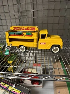 CAMION CONSEGNA ANTICO COCA-COLA VINTAGE ANNI '50 BUDDY L ACCIAIO PRESSATO - Foto 1 di 24