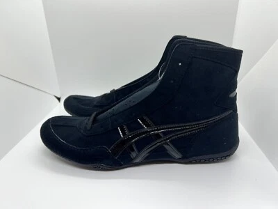 Zapatos de Boxeo Lucha Asics Negro Línea Negra Negro 1083A001 Nuevos EX-EO TWR900 Foto 1 de 4