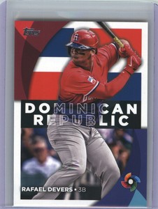 2023 Topps WBC-8 Rafael Devers World Baseball Classic Stars  Dominican Republic