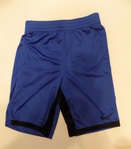 Boy's Nike Dri Fit Elastic Waist Pull On Shorts Size XL Or 16 Blue Pockets - Picture 1 of 5