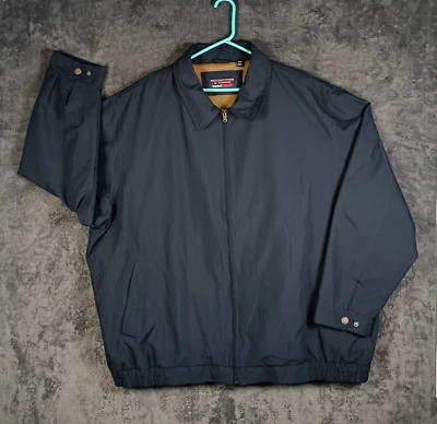 Chaqueta Roundtree Yorke Hombre 4XLT Azul Alto Harrington Viaje Inteligente Foto 1 de 4