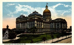 Postcard State Capitol, Indianapolis, Indiana - Imagen 1 de 2