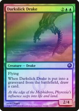 Darkslick Drake FOIL Scars of Mirrodin NM Blue Uncommon MAGIC CARD ABUGames