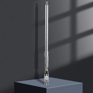76-108MHz Telescopic Antenna Telescopic Aerial BNC for FM Transmitter Radio - Zdjęcie 1 z 9