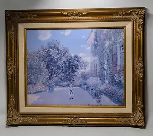 Claude Monet Print Ornate Gold Gilt Frame Approx. 16" x 20" - Picture 1 of 8