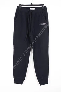 Abercrombie & Fitch Women's Medium Fleece Sweatpants Drawstring Black NWT - Picture 1 of 2