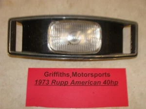 1973 RUPP American 440 40hp front headlight lens bezel mount needs bulb - Picture 1 of 10