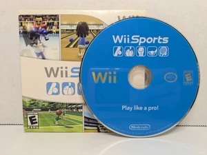 Wii Sports (Nintendo Wii, 2006) Funda Sin Manual Probado Funcionando - Imagen 1 de 7