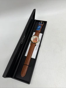 Vintage 1990s Disney Winnie the Pooh Gold Tone Watch MZB WTP-103 Japan Movt New - Picture 1 of 11