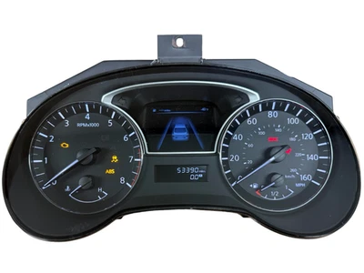 Speedometer Instrument Cluster 2014 Nissan Altima Sdn. 2.5L & 3.5L 53,390 Miles - Image 1 of 4