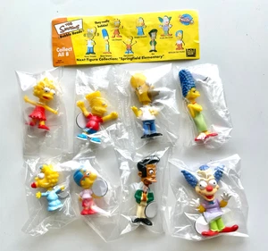 Tomy Serie #1 THE SIMPSONS Mini Wackelköpfe Komplettsatz 8 Stück - Bild 1 von 10