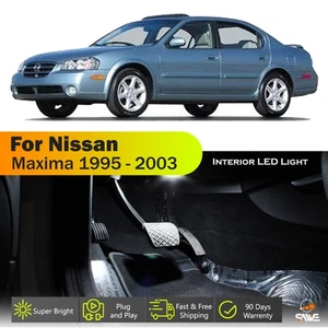 15 x Kit de paquete de bombillas LED interiores para Nissan Máxima 1995-2003 - blancas - Imagen 1 de 9