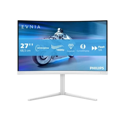 Philips Evnia 5000 27M2C5501/00 27" Quad HD VA LCD 180 Hz Curved Gaming Monitor - Image 1 of 4