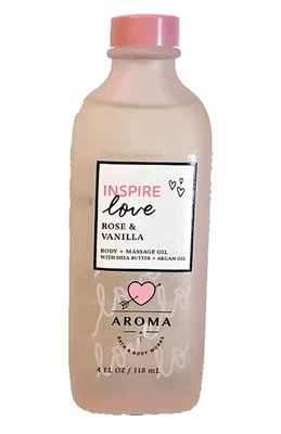 INSPIRE LOVE РОЗОВАЯ ВАНИЛЬ МАСЛО ДЛЯ ТЕЛА И МАССАЖА ВАННА ДЛЯ ТЕЛА РАБОТАЕТ АРОМАТЕРАПИЯ 4 УНЦ - Изображение 1 из 2