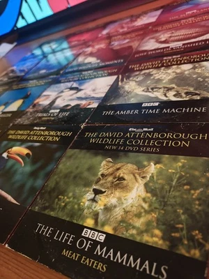 The David Attenborough Wildlife Collection DVD X 16 Discs BBC Daily Mail Promo - Image 1 of 4