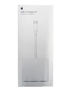 GENUINE Original Apple USB-C To Digital AV MUF82AM/A A2119 White OPENED BOX - Picture 1 of 3