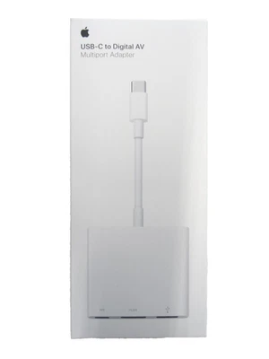 GENUINE Original Apple USB-C To Digital AV MUF82AM/A A2119 White OPENED BOX - Image 1 of 3