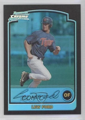 2003 Bowman Chrome Blue Refractor Lew Ford #214 Rookie RC - Image 1 of 2