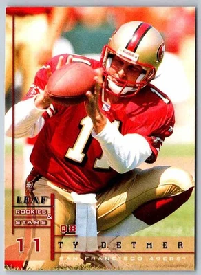 1998 Leaf Rookies And Stars Ty Detmer #87  Football Card - Image 1 of 2
