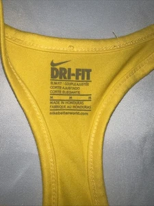Nike Dri-Fit Medium Tank Top Razorback gelb Polyester Tank Sportshirt 262 - Bild 1 von 6