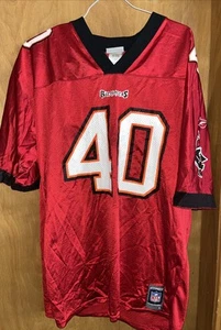 REEBOK NFL TAMPA BAY BUCCANEERS #40 MIKE ALSTOTT LARGE JERSEY (B66) - Picture 1 of 18
