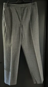 Pantalón de traje de mujer gris estampado aprox. talla 44 de Michéle Boyard - Imagen 1 de 3