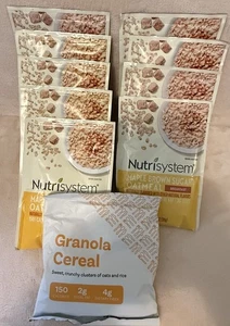 10 Lot Nutrisystem BREAKFAST Maple Oatmeal Granola SEE DESC & Photos AS IS - Picture 1 of 13