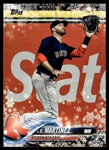 2018 Topps Holiday JD Martinez #160 - Picture 1 of 2
