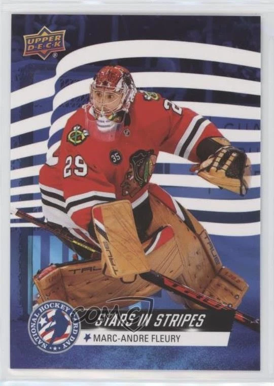 2022 Upper Deck National Hockey Card Day USA Marc-Andre Fleury #USA-10 - Image 1 of 2