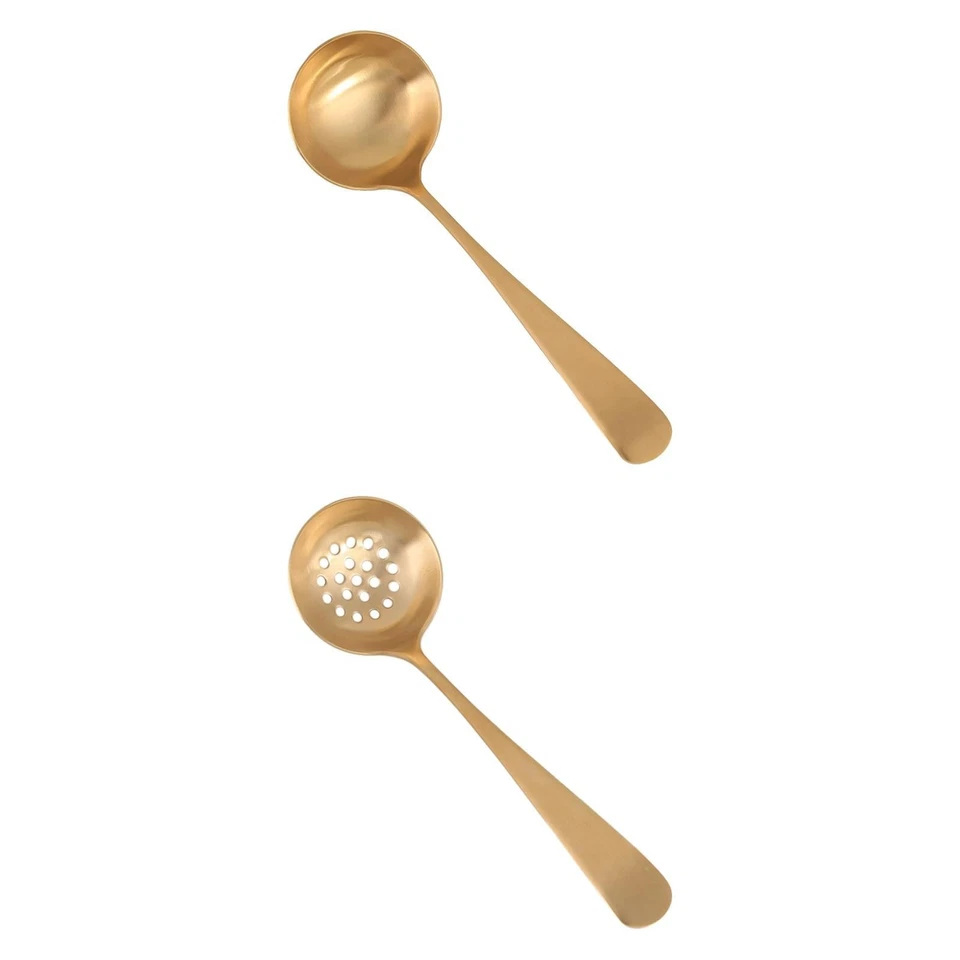 Cucchiaio in ottone Cucchiaio da portata Cucchiaio da cucina Cucchiaio per - Immagine 1 di 1