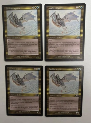 MTG 4X FRENCH PLANESHIFT SILVER DRAKE NM MAGIC THE GATHERING CREATURE COMMON - Image 1 of 4