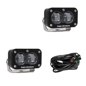 Baja Designs S2 SAE LED Auxiliary Light Pod Pair Clear Universal 237801 - Picture 1 of 6