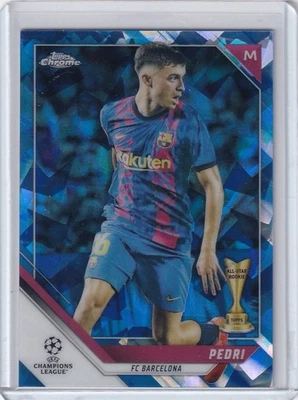 2021-22 Topps Chrome Sapphire Edition UEFA CL - Pedri Base Set #89 !! - Image 1 of 2
