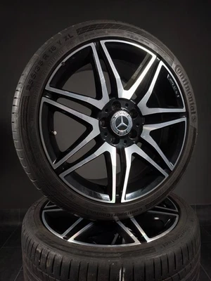 4 Sommerräder 225/40 - 255/35R18 Mercedes C Klasse W204 AMG Alufelgen 18" - Bild 1 von 4