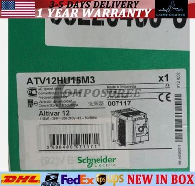 1PCS ATV12HU15M3 NEW INVERTER ATV12HU15M3 - Image 1 of 4
