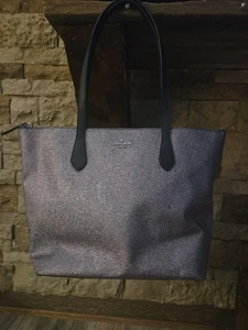 Kate Spade New York WKRU6278 Joeley Glitter Large Tote Handtasche - Dusk Navy - Bild 1 von 5