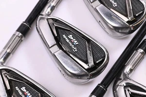 Taylormade M4 Irons / 5-PW+GW+SW / Senior Flex Fujikura Atmos Red 5 Shafts - Picture 1 of 7