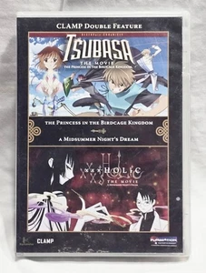 Tsubasa & xxx Holic The Movie DVD Clamp Double Feature Anime OOP VH2F Look New - Imagen 1 de 4