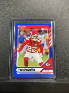 2024 Panini Donruss Trent McDuffie #228 Blue Press Proof KC Chiefs - Picture 1 of 2