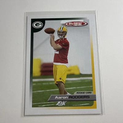 2005 Topps Total Aaron Rodgers #483 Green Bay Packers Rookie Card - Image 1 of 2