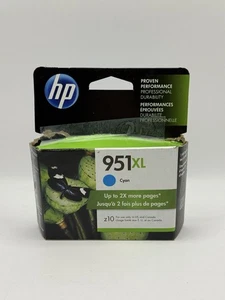 Genuine HP 951XL Cyan High Yield Ink Cartridge CN046AN Exp. Dec 20 OPEN BOX READ - Zdjęcie 1 z 11