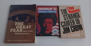 Chisholm '72: Unbought & Unbossed DVD Plus 2 Books Jim Crow Woodward Gary Nash - Picture 1 of 10