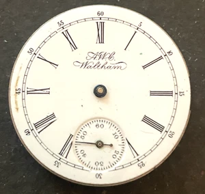 Antique 1893 Waltham Model 1891 64 Pocket Watch Movement Parts/Repair 0s 11j - Picture 1 of 2