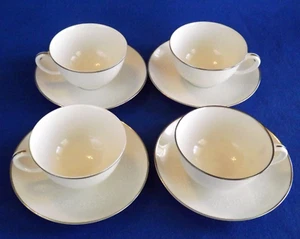 Noritake ~ MONTBLANC #7527 ~ 4 Cups and Saucers - 8 pieces - Picture 1 of 6
