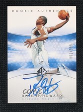 2004-05 SP Authentic Rookie Authentics /999 Dwight Howard #186 Rookie Auto RC