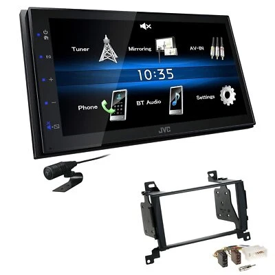 JVC 2 DIN Digital Autoradio Bluetooth USB für Hyundai Santa Fe II 2007 bis 2012 - Bild 1 von 4
