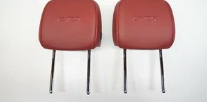 Porsche 95B Macan GTS Reposacabezas Cabeza Asiento Cuero Juego Delantero 0828 - Imagen 1 de 9